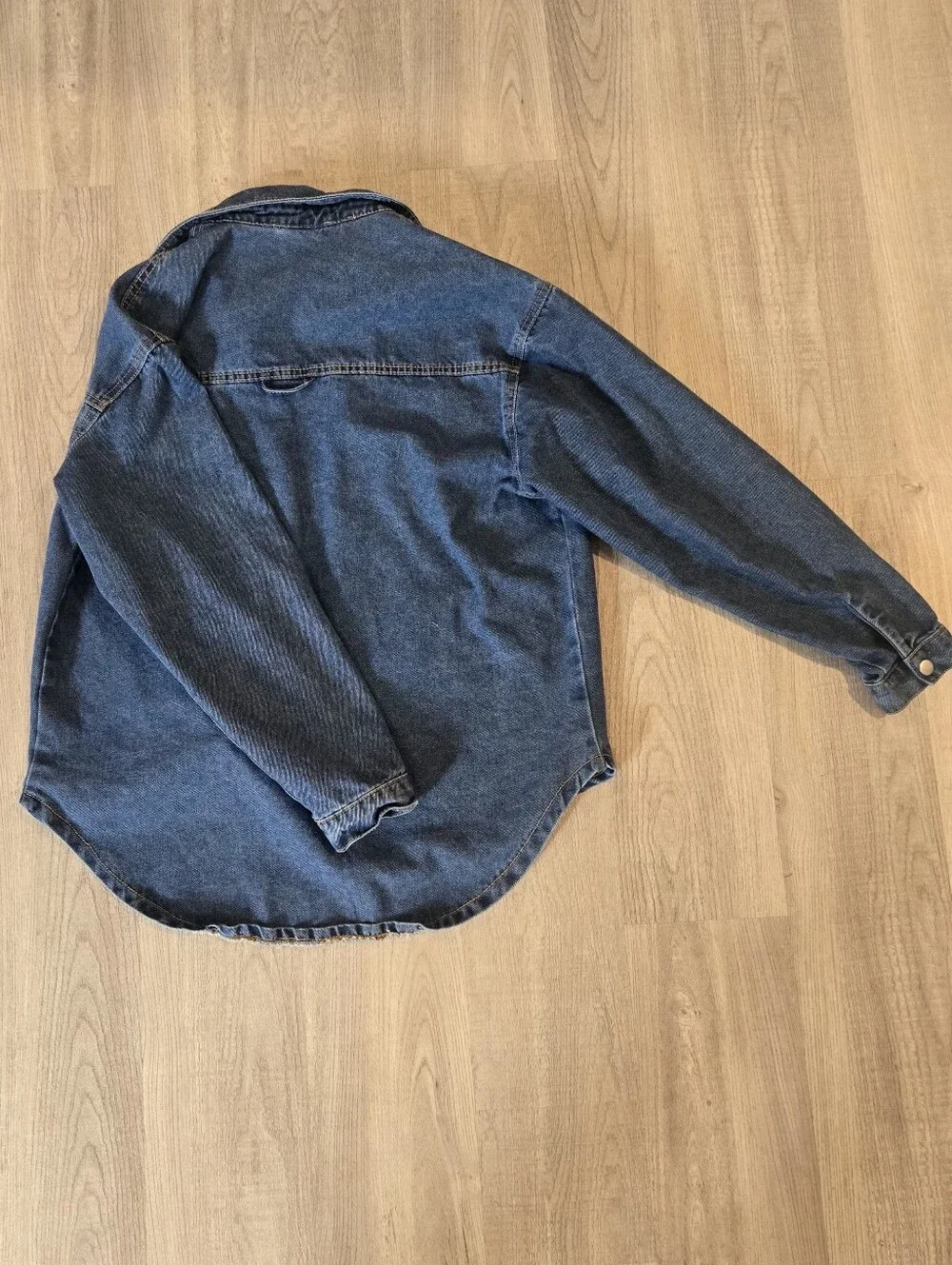 Denim jacket,  size S oversized